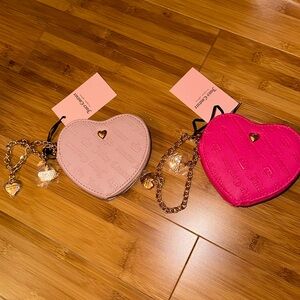 Juicy Couture Zip Around Heart Wristlets Bundle